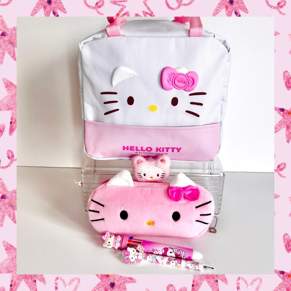 💖(HK311) Hello Kitty Adorable 5-Piece Lunch Cooler Bundle!
